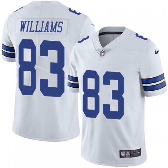 Men's Nike Dallas Cowboys #83 Terrance Williams White Vapor Untouchable Limited Player NFL Jersey - Ujersey