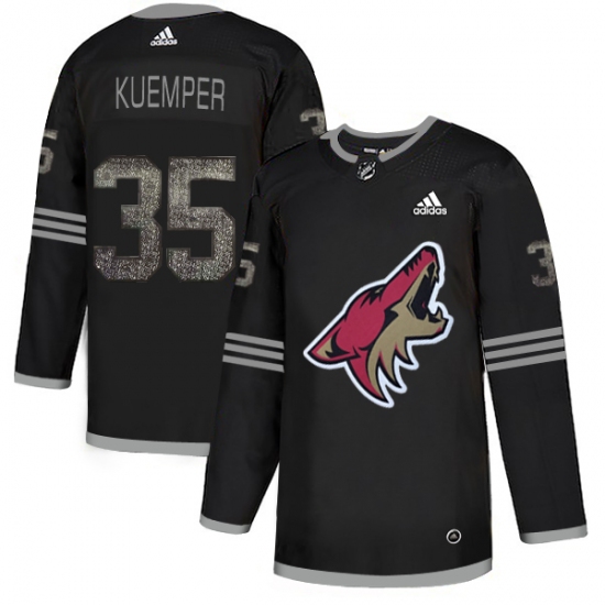 Men's Adidas Arizona Coyotes #35 Darcy Kuemper Black Authentic Classic Stitched NHL Jersey - Ujersey