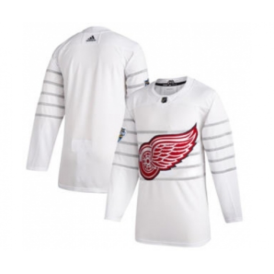Men's Detroit Red Wings Blank White 2020 Hockey All-Star Game Authentic Jersey - Ujersey