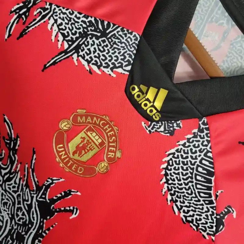 Manchester United Retro Spring Festival China Dragon Special Edition Football Jersey Shirt 2019/20 - Ujersey NHL