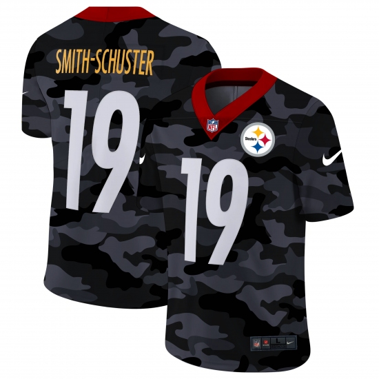 Men's Pittsburgh Steelers #19 JuJu Smith-Schuster Camo 2020 Nike Limited Jersey - Ujersey