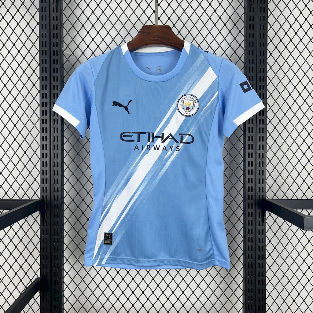 Manchester City Home Women's Football Jersey Shirt 2025/26 - Ujersey NHL