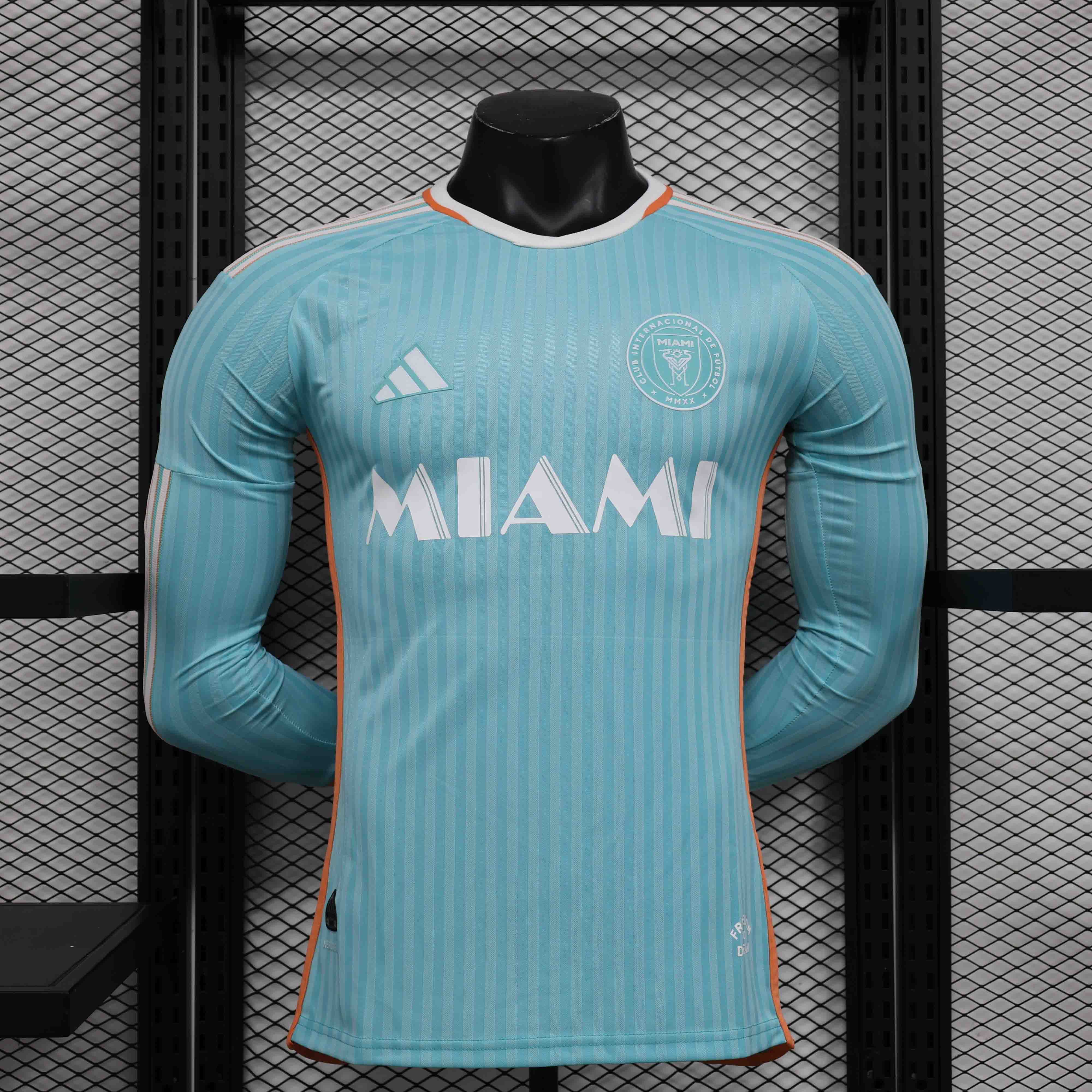 Inter Miami Soccer Jersey Third Away Long Sleeve Shirt 2024 - U-jersey