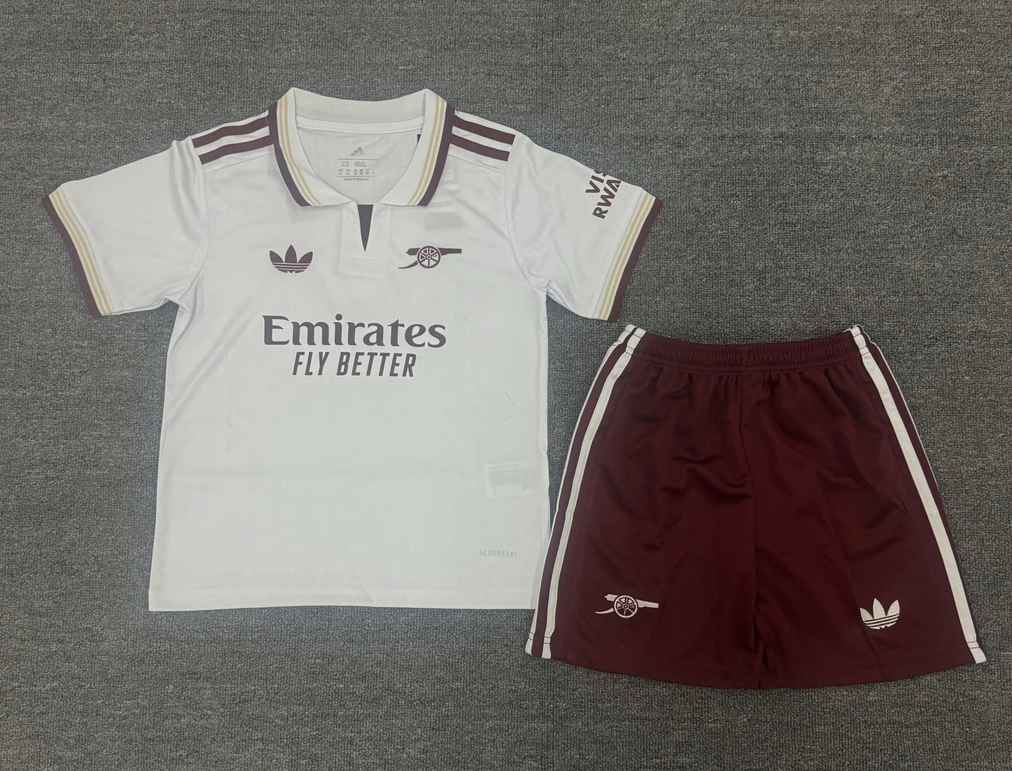 Arsenal Soccer Jersey Away Kids Kit Jersey+Shorts 2025/26 - Ujersey NHL