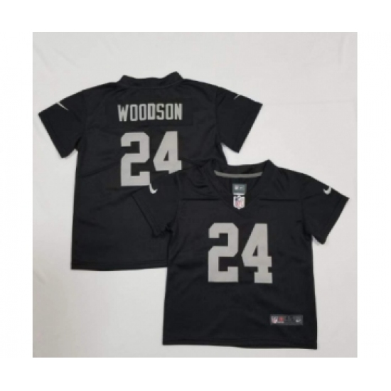 Toddler Las Vegas Raiders #24 Johnathan Abram Limited Black Vapor Jersey
