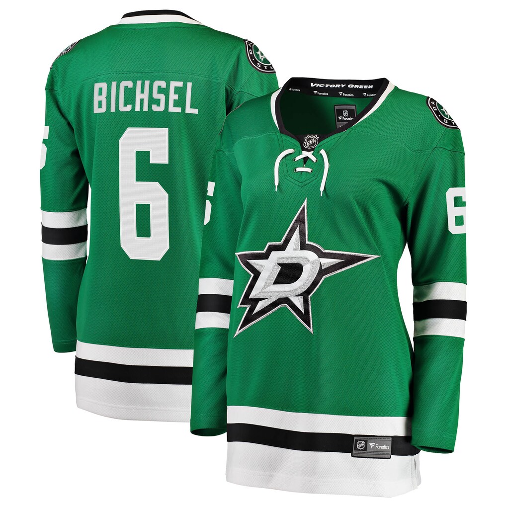 Women's Dallas Stars Lian Bichsel Fanatics Kelly Green Home Breakaway Jersey - U-jersey