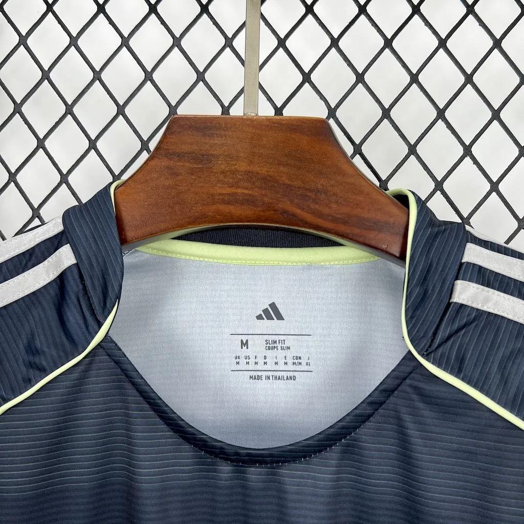 Real Madrid Soccer Jersey Away Long Sleeve Custom Shirt 2025/26 - Ujersey