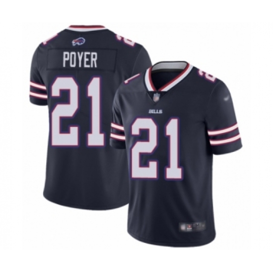 Men's Buffalo Bills #21 Jordan Poyer Limited Navy Blue Inverted Legend Football Jersey - Ujersey