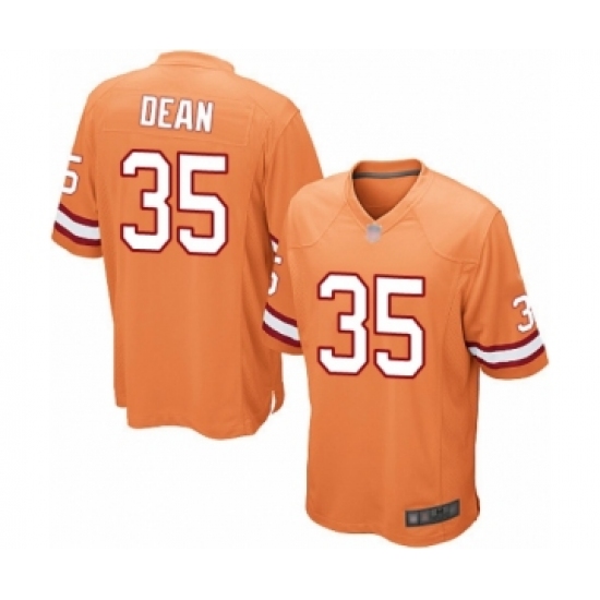 Men's Tampa Bay Buccaneers #35 Jamel Dean Limited Orange Glaze Alternate Football Jersey - Ujersey