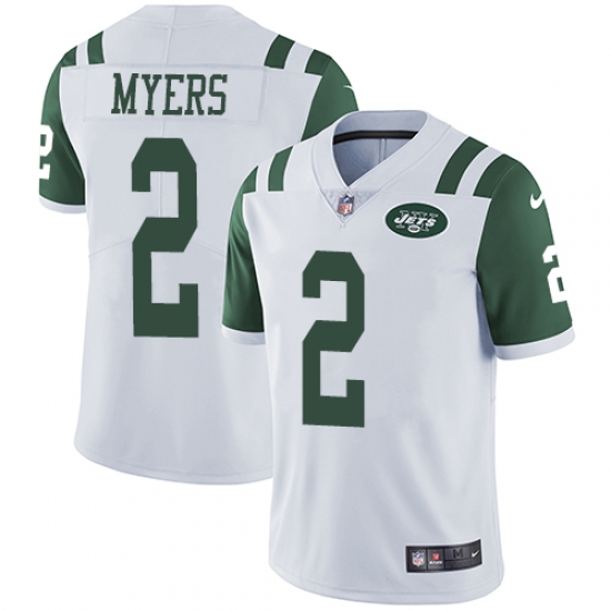 Youth Nike New York Jets #2 Jason Myers White Vapor Untouchable Elite Player NFL Jersey - Ujersey