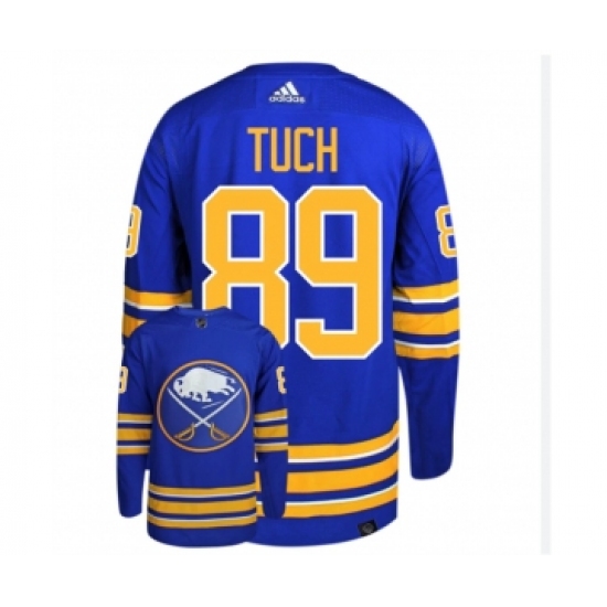 Men's Buffalo Sabres #89 Alex Tuch Blue Stitched Jersey - Ujersey