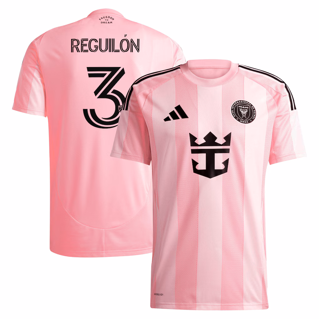 Men's Inter Miami CF Sergio Reguilón adidas Pink 2025 Euforia Replica Jersey - Ujersey NHL
