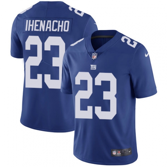 Youth Nike New York Giants #23 Duke Ihenacho Royal Blue Team Color Vapor Untouchable Limited Player NFL Jersey - Ujersey