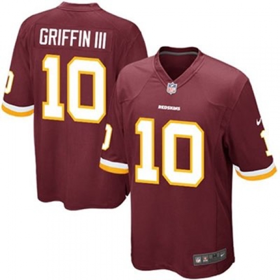 Men's Washington Commanders #10 Griffin Burgundy Limited Football Stitched Jersey - Ujersey