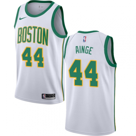 Men's Nike Boston Celtics #44 Danny Ainge Swingman White NBA Jersey - City Edition - Ujersey