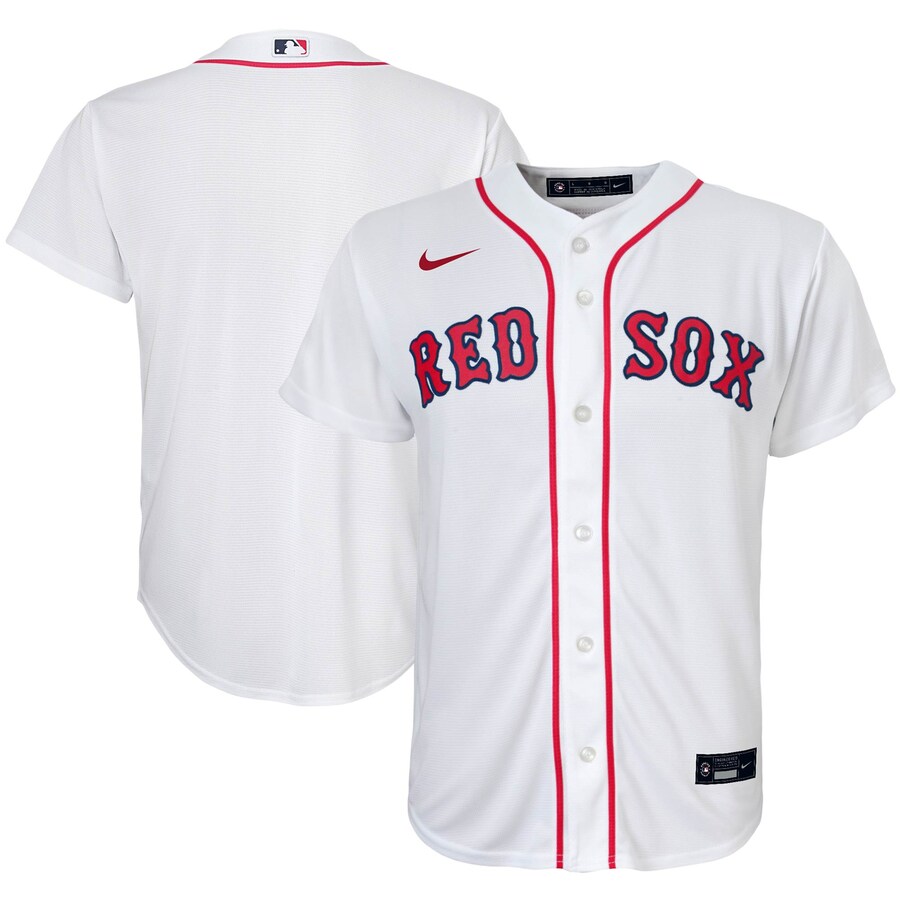 Youth Boston Red Sox Nike White Home Replica Team Jersey - Ujersey NHL