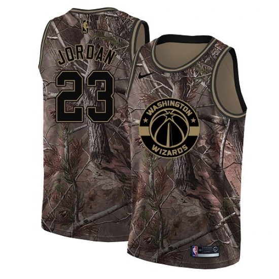 Men's Nike Washington Wizards #23 Michael Jordan Camo NBA Swingman Realtree Collection Jersey - Ujersey