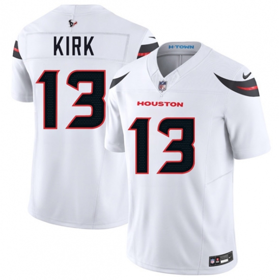 Men's Houston Texans #13 Christian Kirk White 2025 F.U.S.E. Vapor Limited Football Stitched Jersey - Ujersey