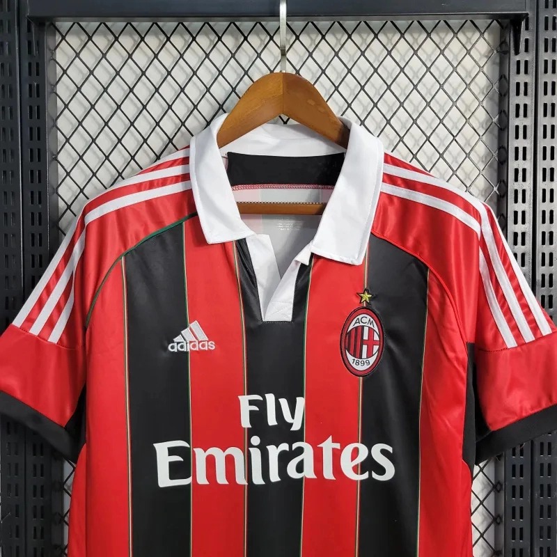 AC Milan Retro Soccer Jersey Home Custom Shirt 2012/13 - ujerseystore