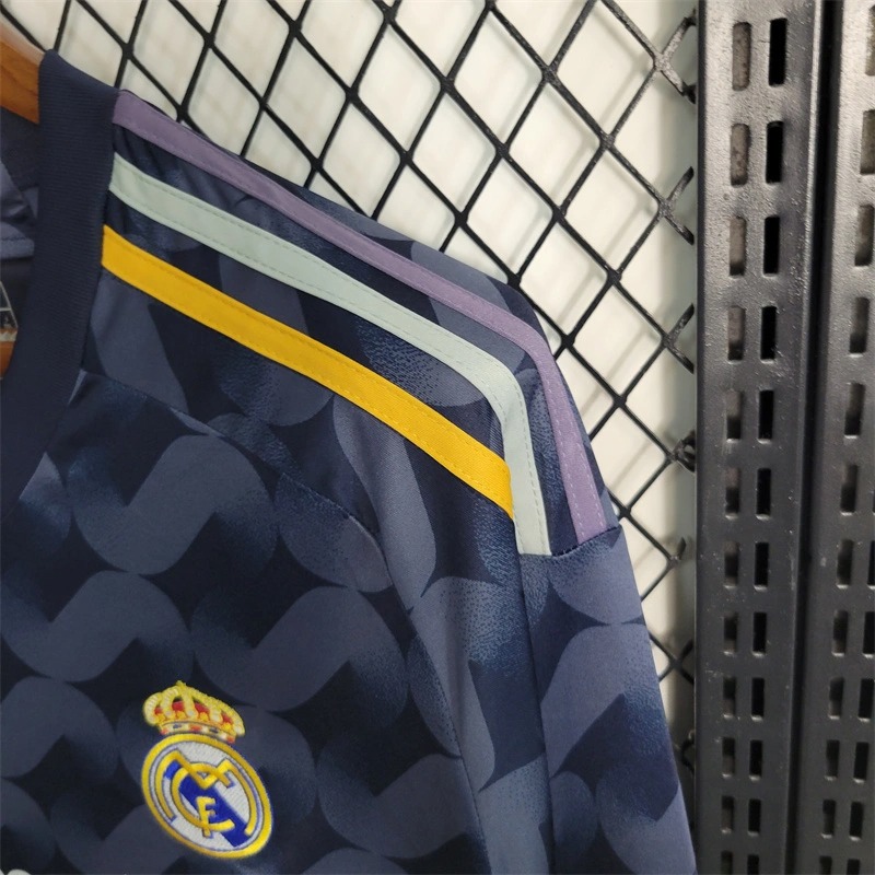 Real Madrid Soccer Jersey Away Long Sleeve Custom Shirt 2023/24 - ujerseystore