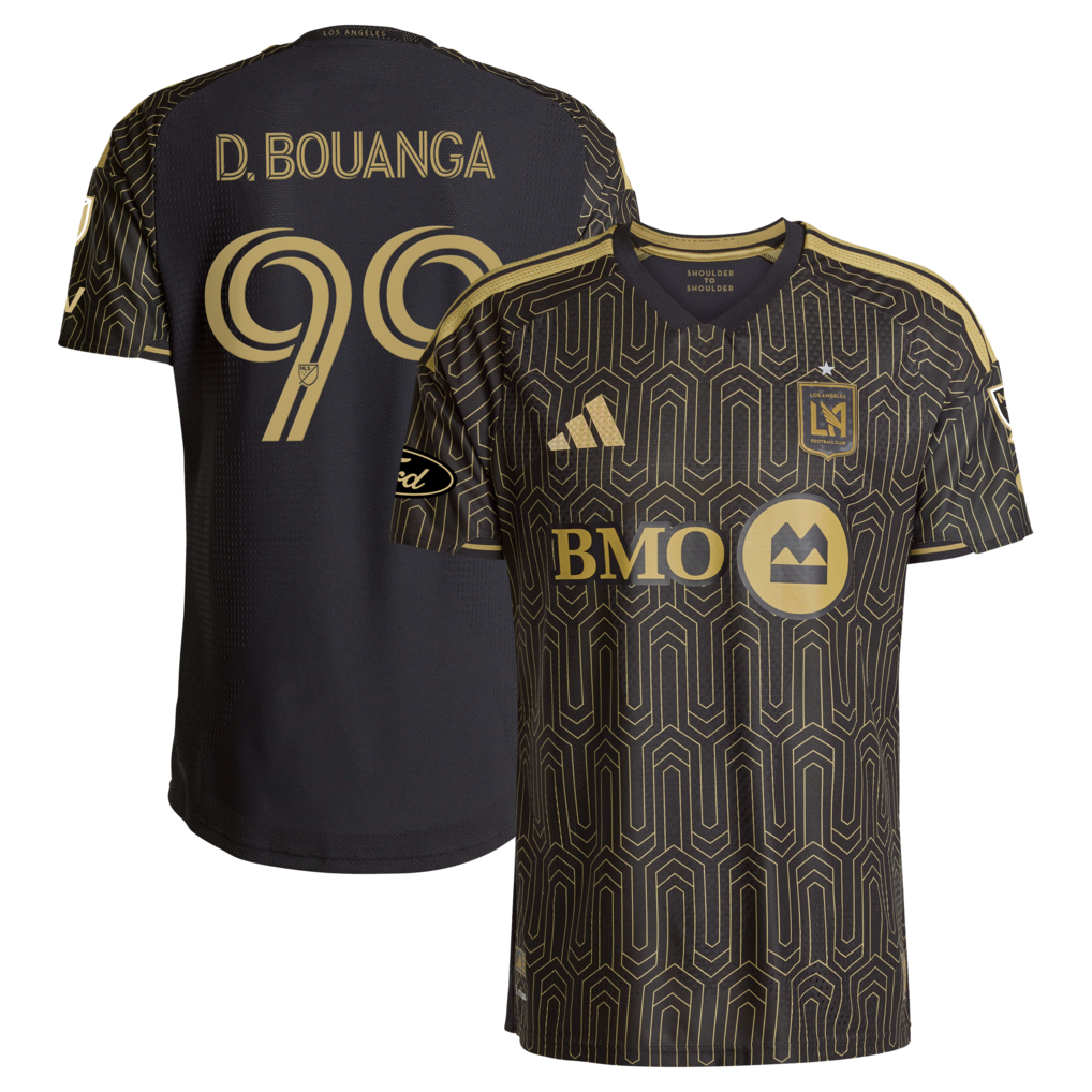 Men's LAFC Denis Bouanga adidas Black 2026 2026 Primary Kit On-Field Authentic Patch Jersey - Ujersey