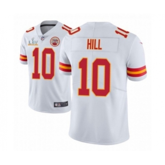 Youth Kansas City Chiefs #10 Tyreek Hill White 2021 Super Bowl LV Jersey - Ujersey
