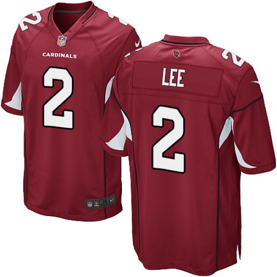 Men's Nike Arizona Cardinals #2 Andy Lee Game Red Team Color NFL Jersey - Ujersey
