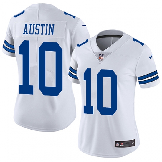 Women's Nike Dallas Cowboys #10 Tavon Austin White Vapor Untouchable Limited Player NFL Jersey - Ujersey