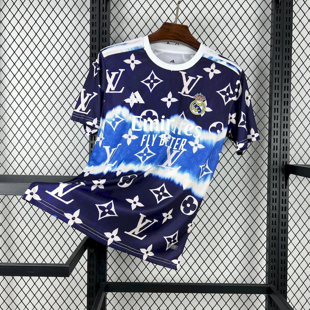 Real Madrid Soccer Jersey LV Joint Special Edition Custom Shirt 2025/26 - ujerseystore