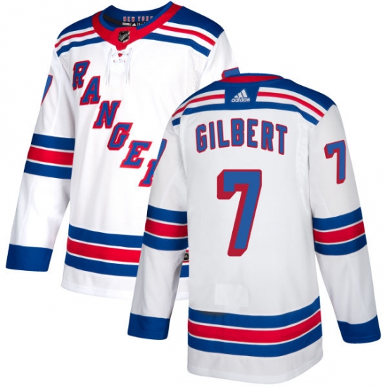 Youth Reebok New York Rangers #7 Rod Gilbert Authentic White Away NHL Jersey - Ujersey