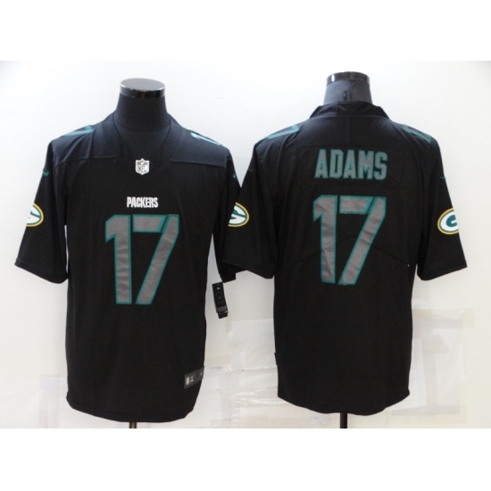 Men's Green Bay Packers #17 Davante Adams Black Nike Limited Jersey