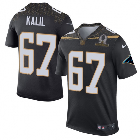 Men's Nike Carolina Panthers #67 Ryan Kalil Elite Black Team Irvin 2016 Pro Bowl NFL Jersey - Ujersey