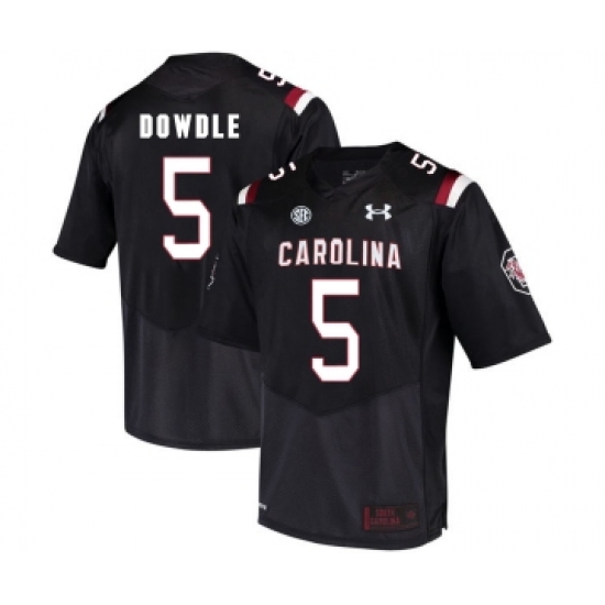 South Carolina Gamecocks 5 Rico Dowdle Black College Football Jersey - Ujersey