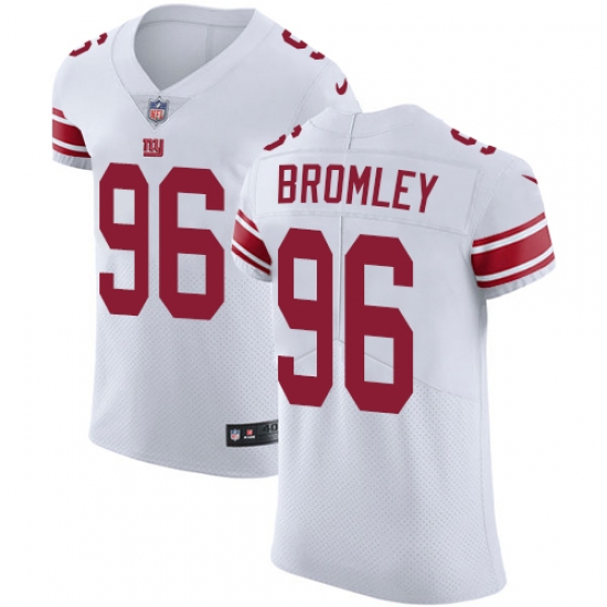 Men's Nike New York Giants #96 Jay Bromley White Vapor Untouchable Elite Player NFL Jersey - Ujersey