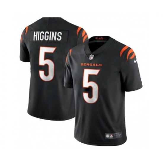 Men's Cincinnati Bengals #5 Tee Higgins Black Vapor Untouchable Limited Stitched Jersey - Ujersey