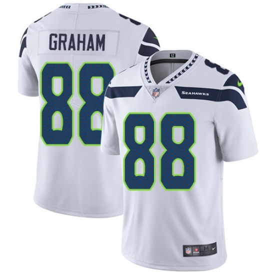 Youth Nike Seattle Seahawks #88 Jimmy Graham White Vapor Untouchable Limited Player NFL Jersey - Ujersey