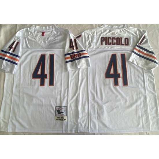 Men's Chicago Bears #41 Brian Piccolo White Limited Stitched Football Jersey - Ujersey
