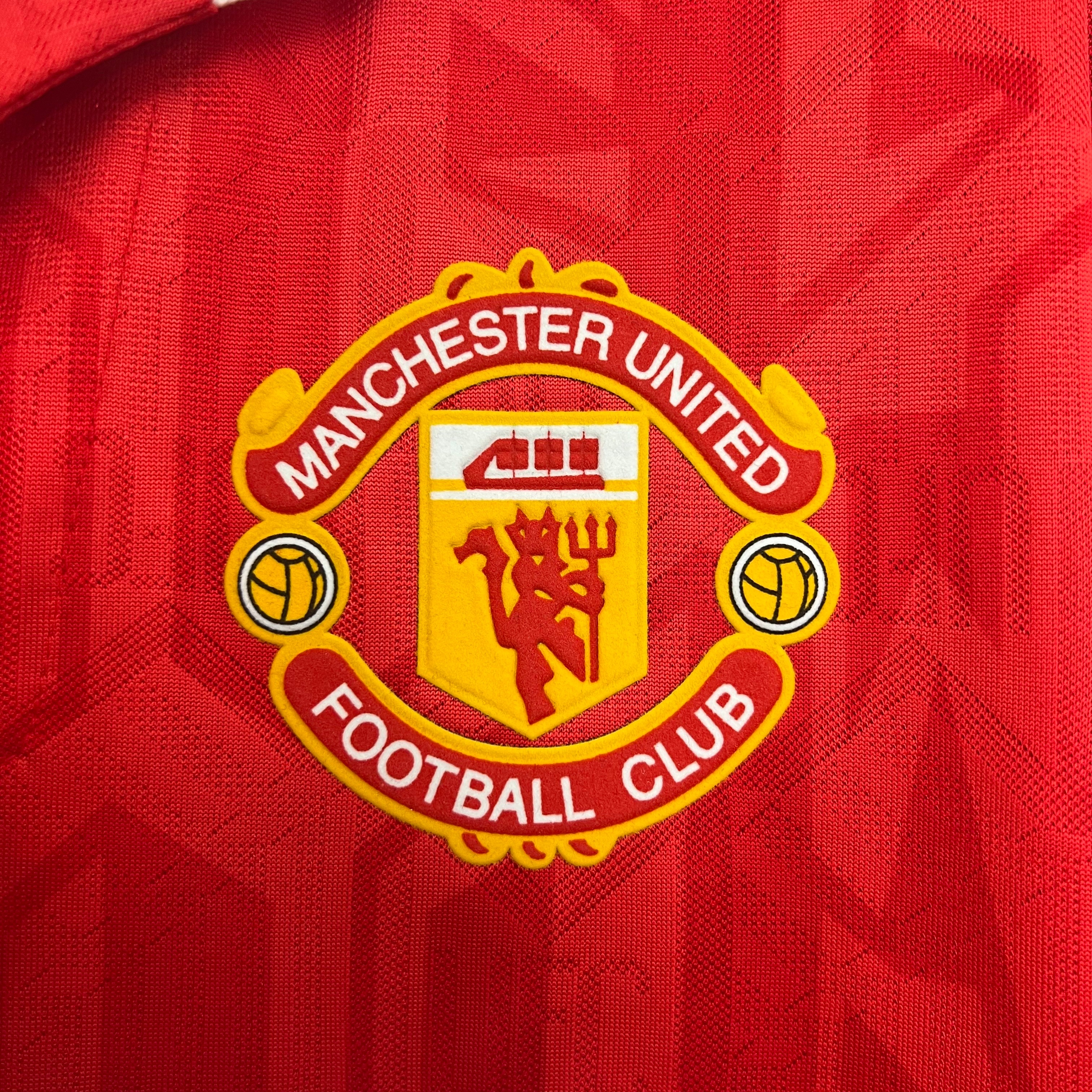 Manchester United Retro Home Long Sleeve Football Jersey Shirt 1992/94