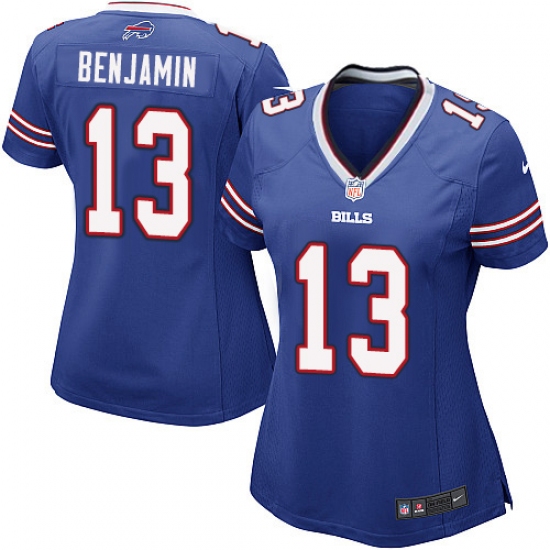 Women's Nike Buffalo Bills #13 Kelvin Benjamin Game Royal Blue Team Color NFL Jersey - Ujersey