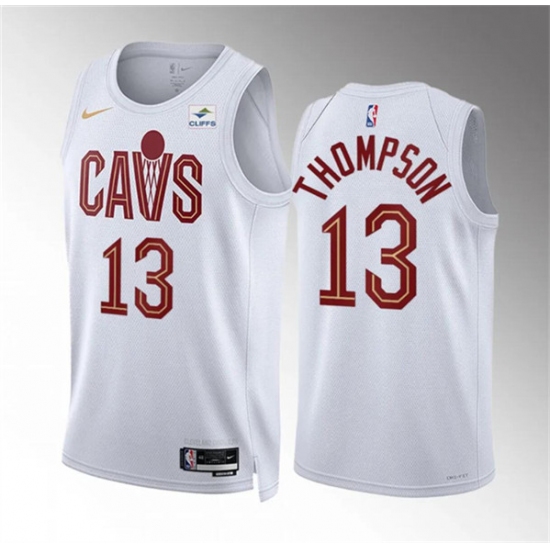 Men's Cleveland Cavaliers #13 Tristan Thompson White Association Edition Stitched Jersey - Ujersey