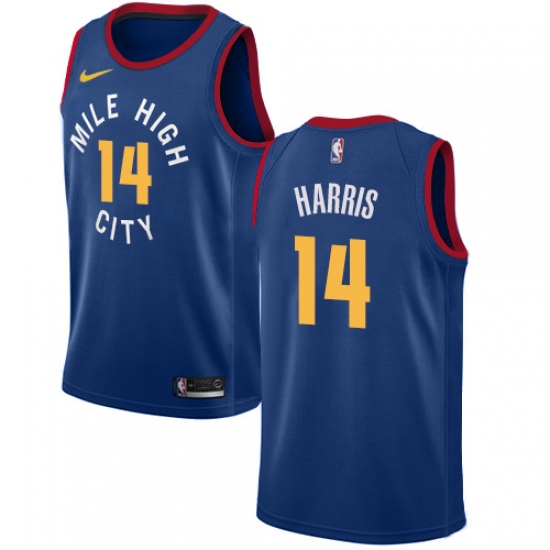 Youth Nike Denver Nuggets #14 Gary Harris Swingman Light Blue Alternate NBA Jersey Statement Edition - Ujersey