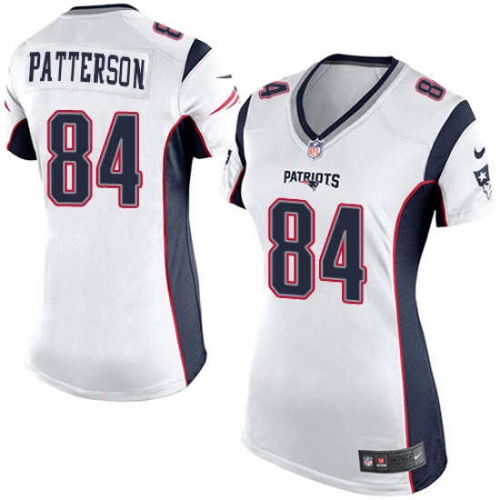 Women's Nike New England Patriots #84 Cordarrelle Patterson Game White NFL Jersey - Ujersey