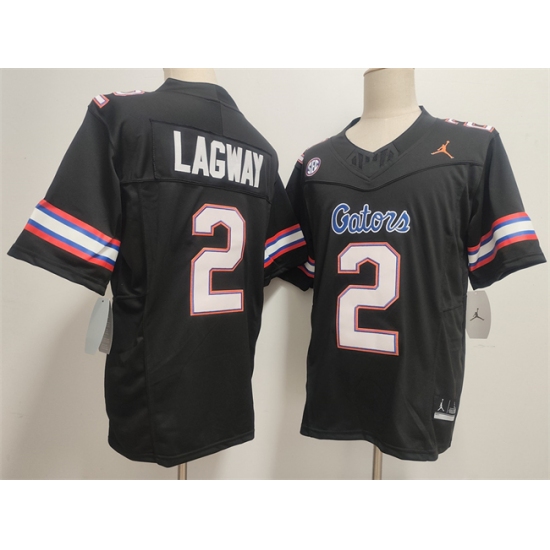 Men's Florida Gators #2 DJ Lagway Black F.U.S.E. Stitched Jersey - Ujersey