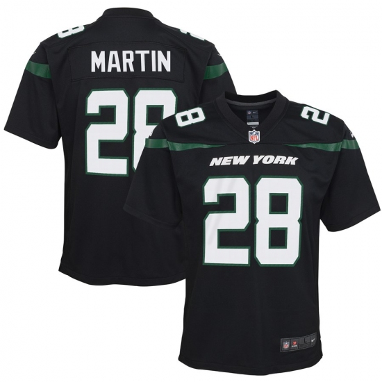 Youth New York Jets #28 Curtis Martin Nike  Retired Player Game Jersey - Black - Ujersey
