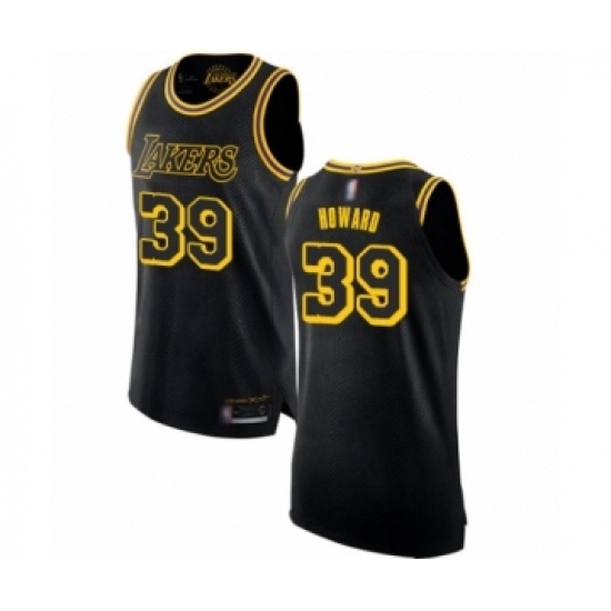 Women's Los Angeles Lakers #39 Dwight Howard Swingman Black Basketball Jersey - City Edition - Ujersey