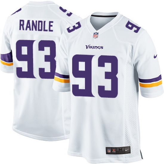 Men's Nike Minnesota Vikings #93 John Randle Game White NFL Jersey - Ujersey