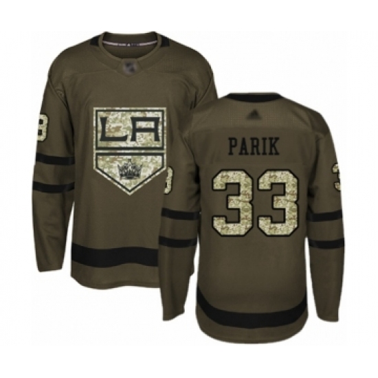 Youth Los Angeles Kings #33 Lukas Parik Authentic Purple Fights Cancer Practice Hockey Jersey - Ujersey