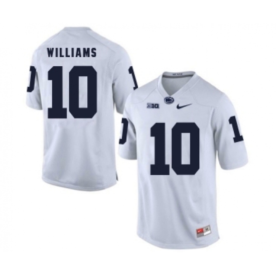 Penn State Nittany Lions 10 Trevor Williams White College Football Jersey - Ujersey
