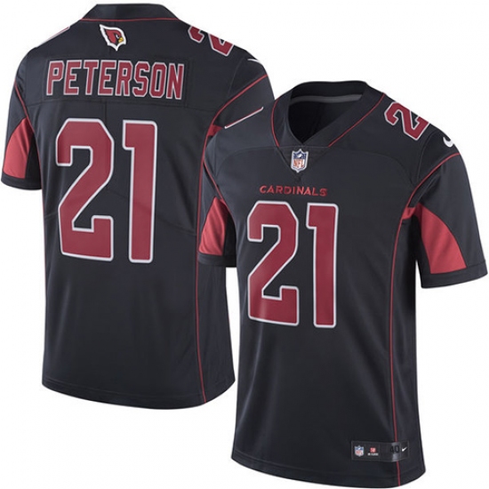 Men's Nike Arizona Cardinals #21 Patrick Peterson Elite Black Rush Vapor Untouchable NFL Jersey - Ujersey