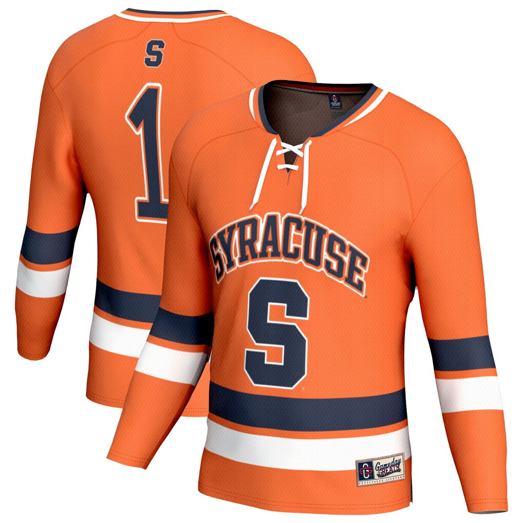 Youth GameDay Greats Orange Syracuse Orange Lightweight Hockey Fashion Jersey - Ujersey